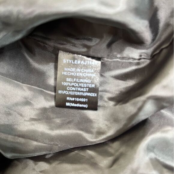 Starlette Multi Color Sequin Bomber Jacket Zip Front Lined Women Size Medium - Picture 9 of 14